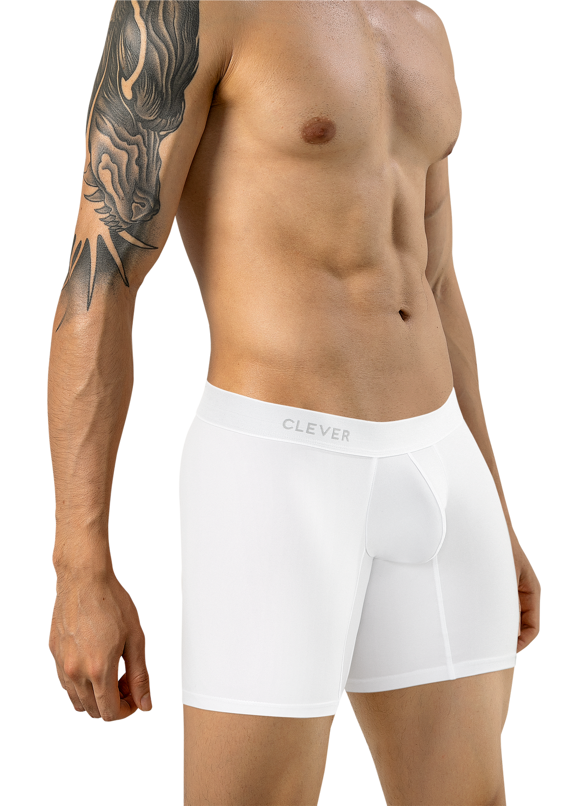 Clever Classic Match Long Boxer - Blanco
