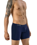 Clever Classic Match Long Boxer - Azul Oscuro