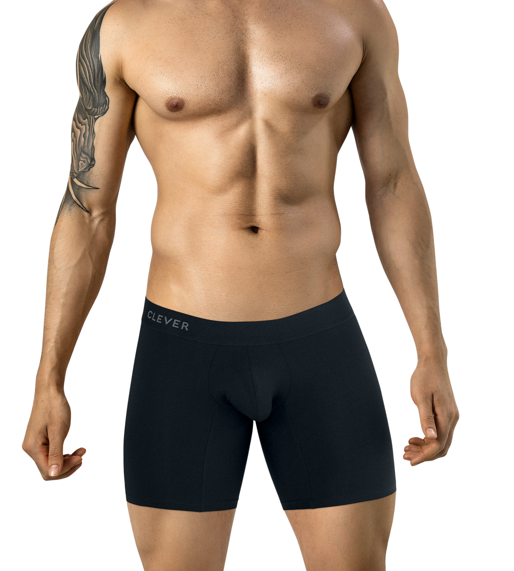 Clever Classic Match Long Boxer - Negro