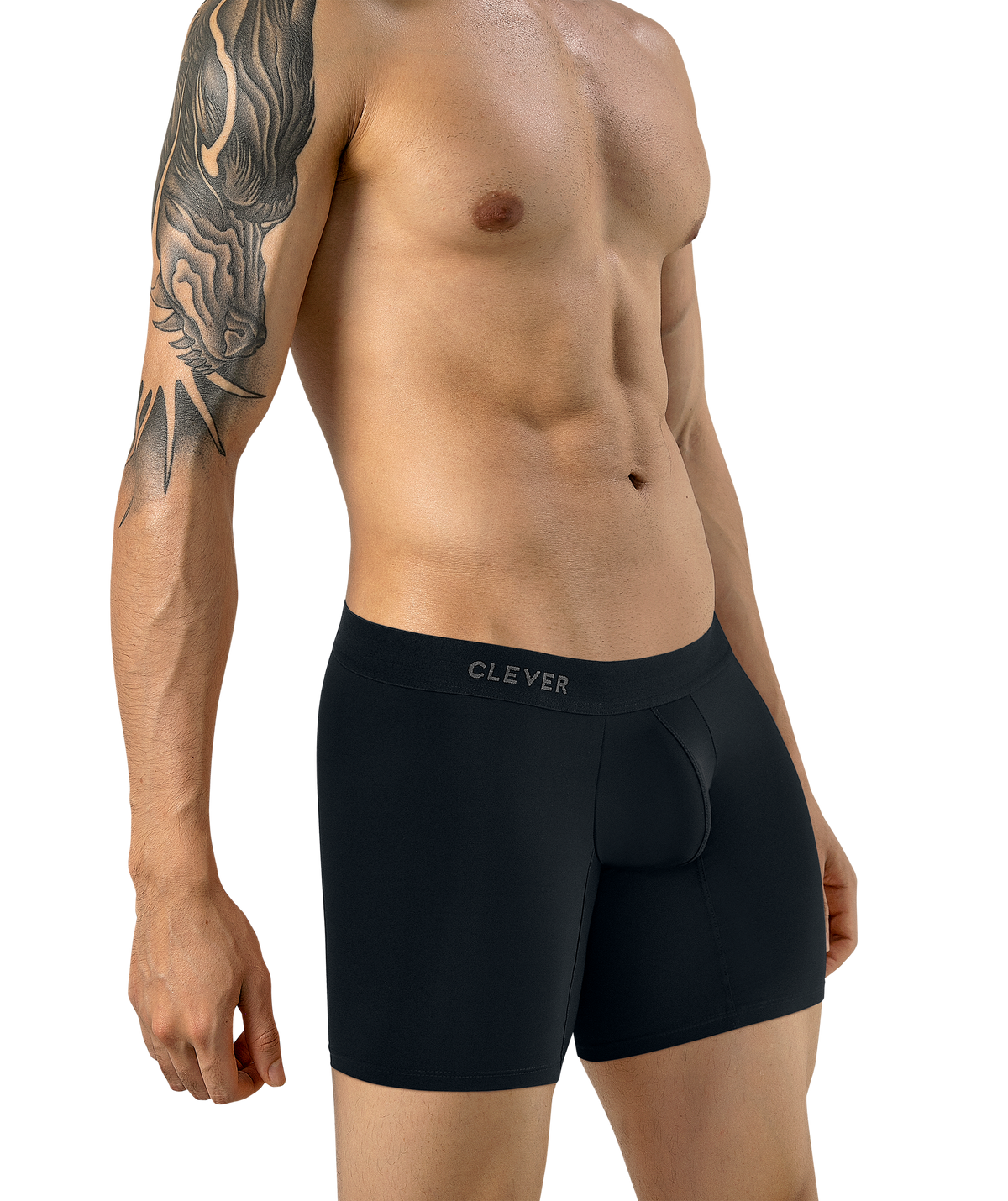 Clever Classic Match Long Boxer - Negro