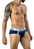 Clever Aquiles Piping Brief - Azul Oscuro