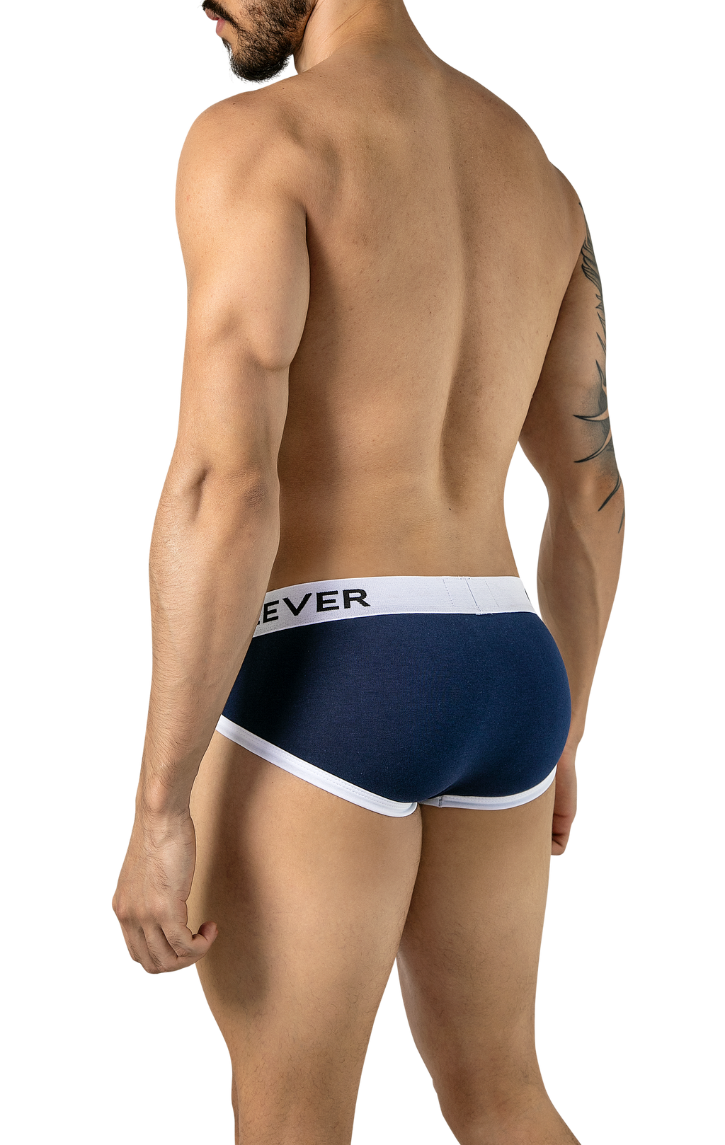 Clever Aquiles Piping Brief - Azul Oscuro