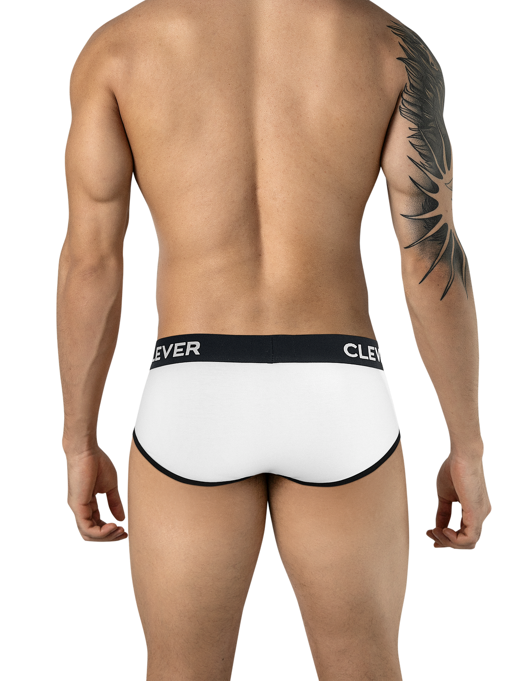 Clever Piping Brief - Blanco
