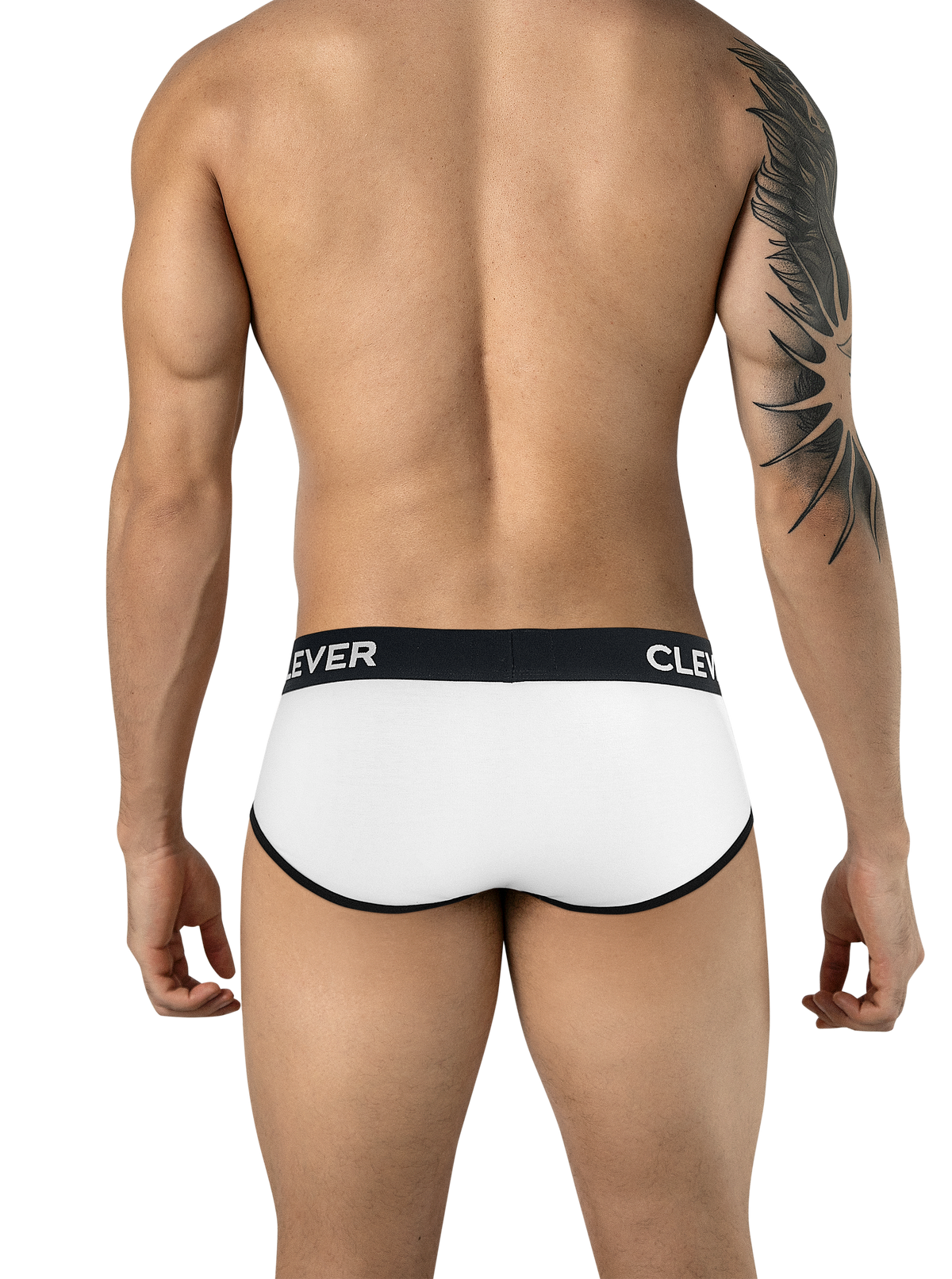 Clever Piping Brief - Blanco