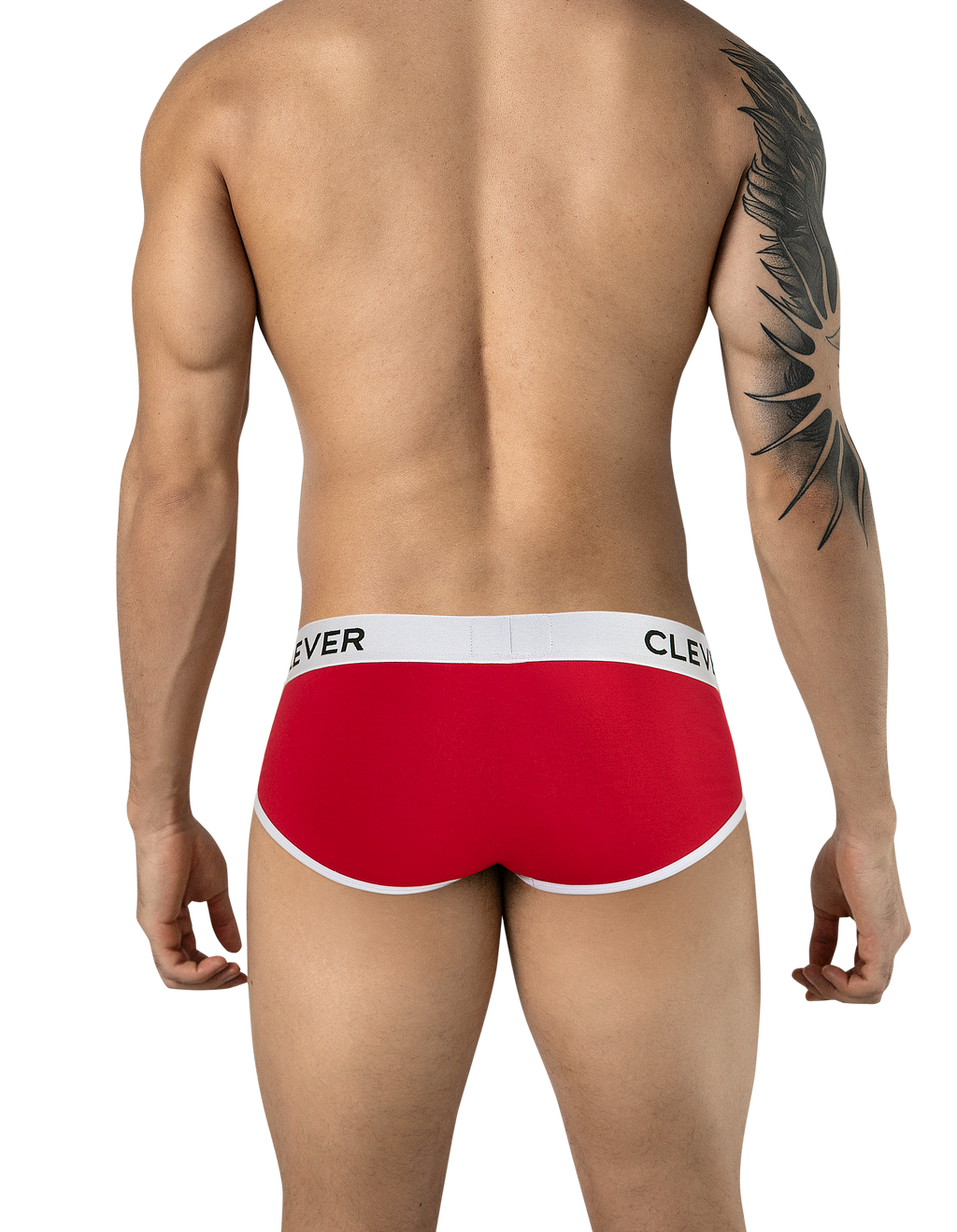 Clever Piping Brief - Rojo